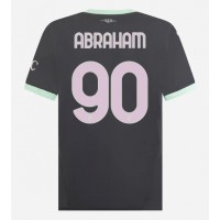 Camiseta AC Milan Tammy Abraham #90 Tercera Equipación Replica 2024-25 mangas cortas